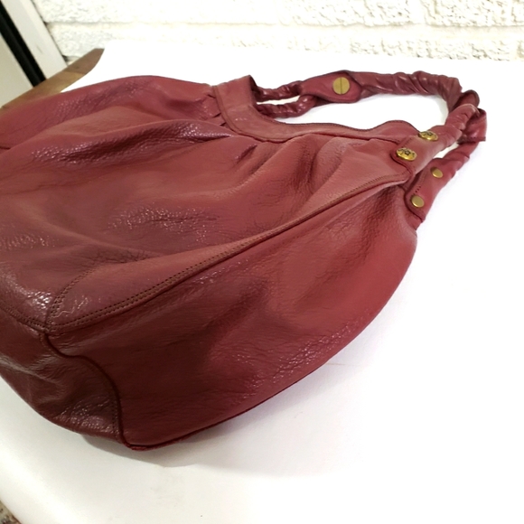 Vintage Lucky Brand Leather Boho Shoulder Handbag - Picture 3 of 5